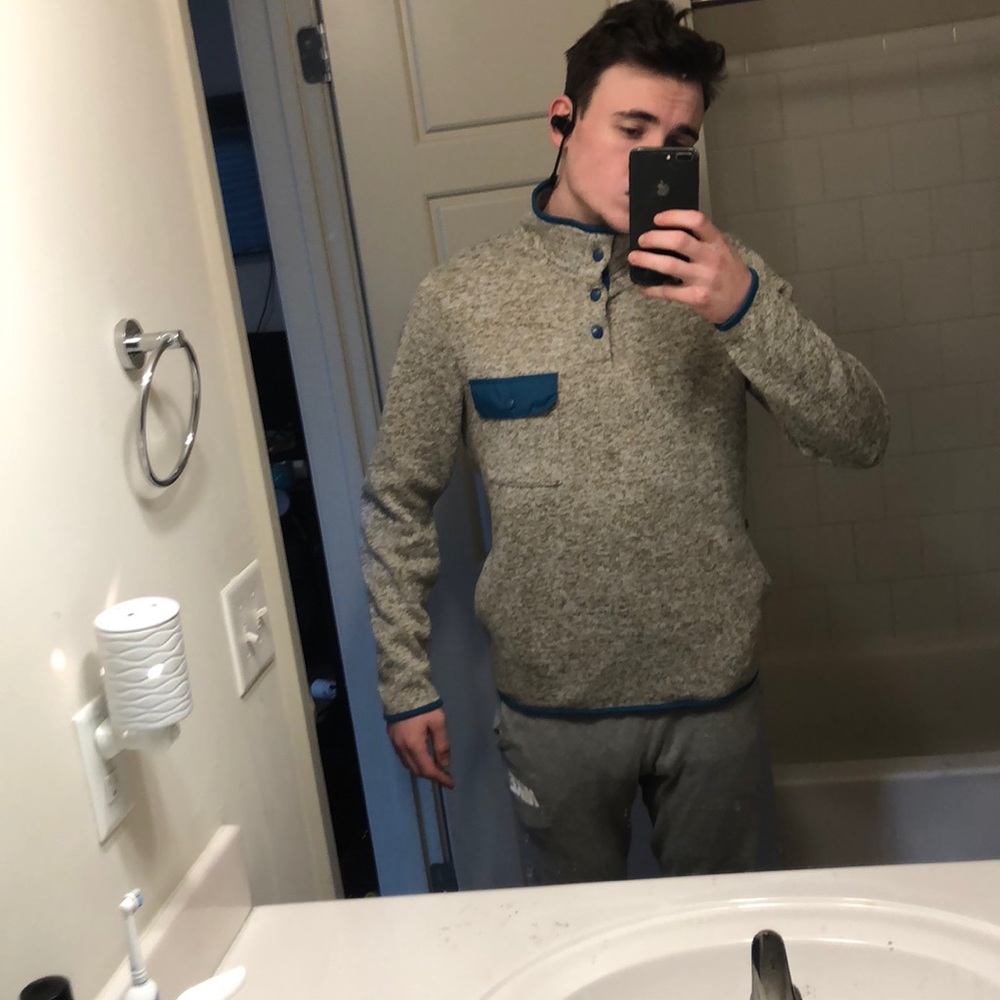 2 tone sweater